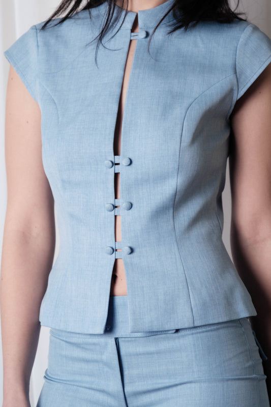 Gabriella Top-Light Blue