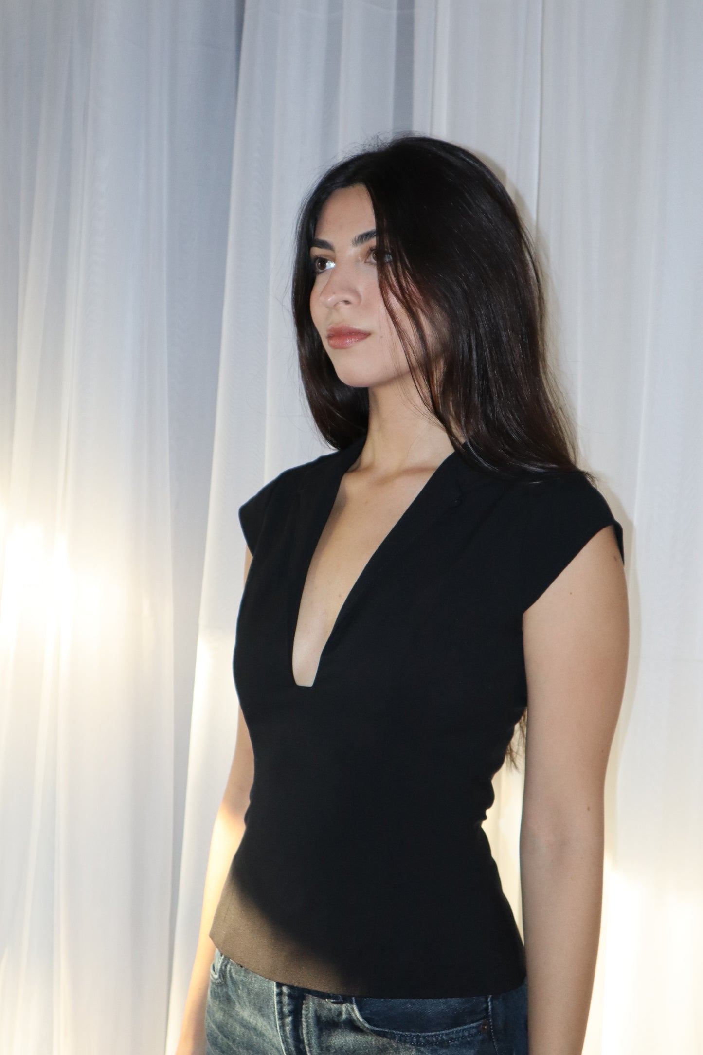 Black Locket Top
