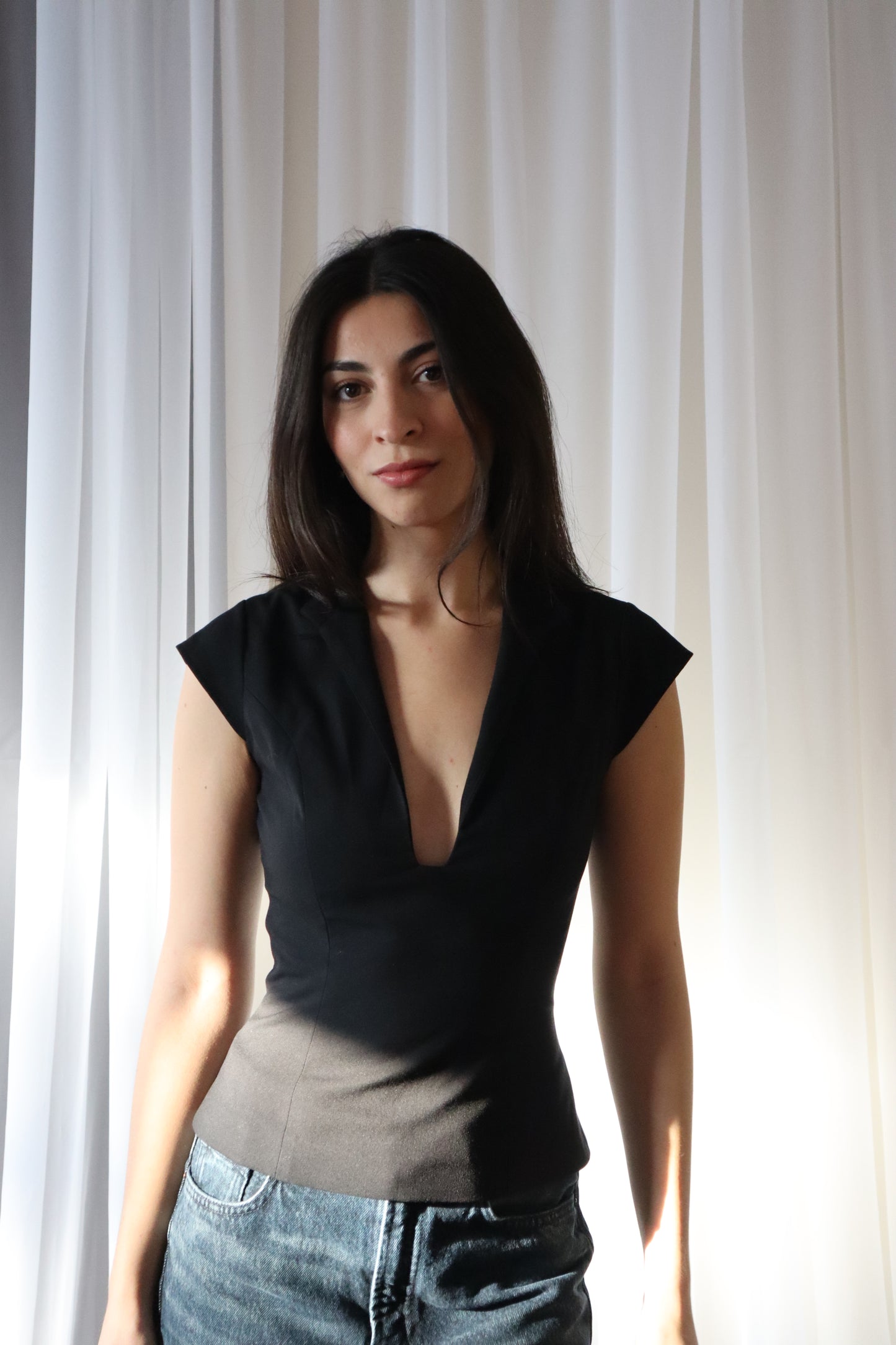 Black Locket Top