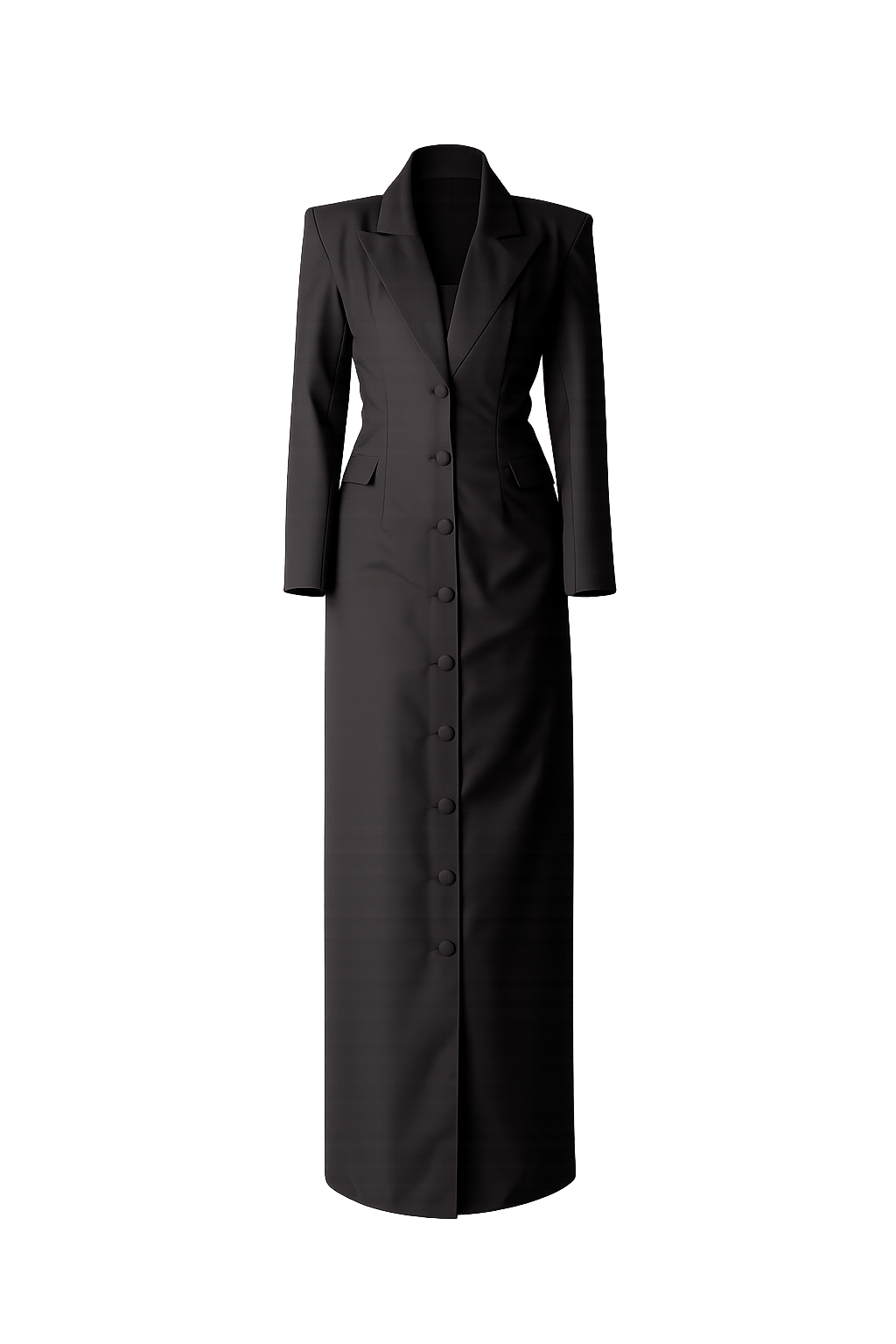 Longline Blazer Deep Cocoa