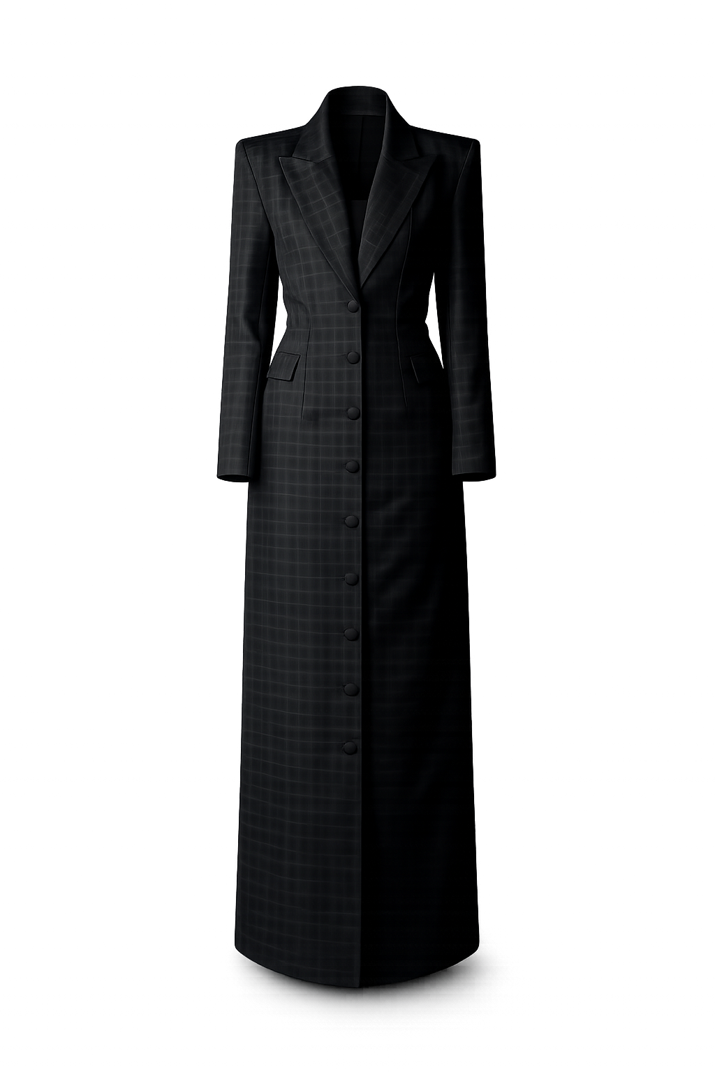 Longline Blazer Pin Check