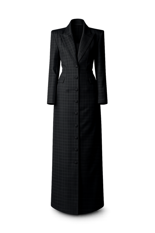 Longline Blazer Pin Check