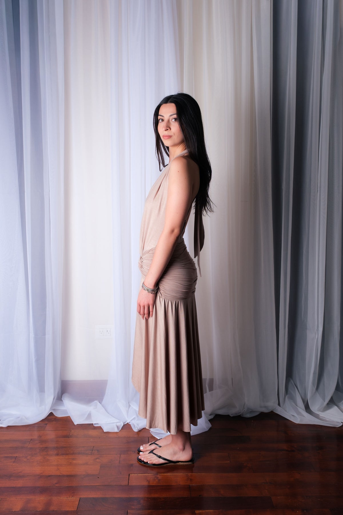 Rome Dress-Stone
