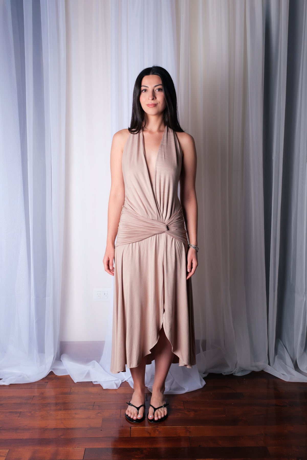 Rome Dress-Stone